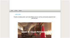 Desktop Screenshot of physidex.com