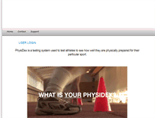 Tablet Screenshot of physidex.com